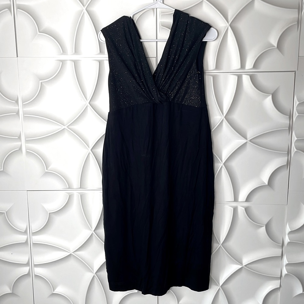 Tiffany Rose crystal black Sleeveless dress size 4   Box SS